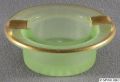 1920s-0130_individual_ash_tray_gold_trim_emerald_frosted.jpg