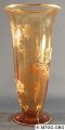 1920s-0278_11in_footed_vase_e517_early_wildflower_gold_trim_amber.jpg